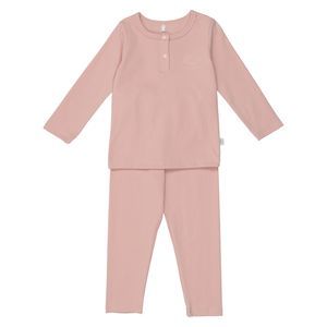 Pouf Baby's Henley Set In Blush